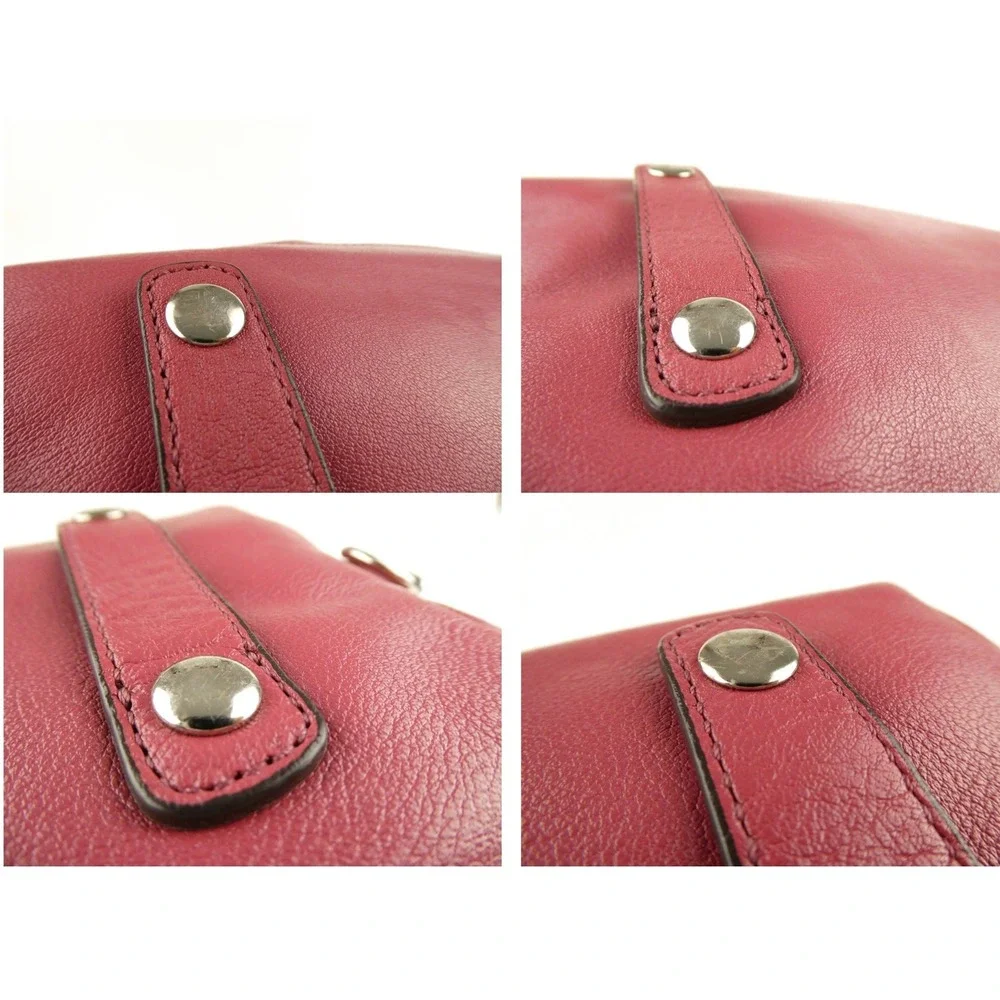 Coach Ashley Pink Leather Satchel Shoulder Bag F15445